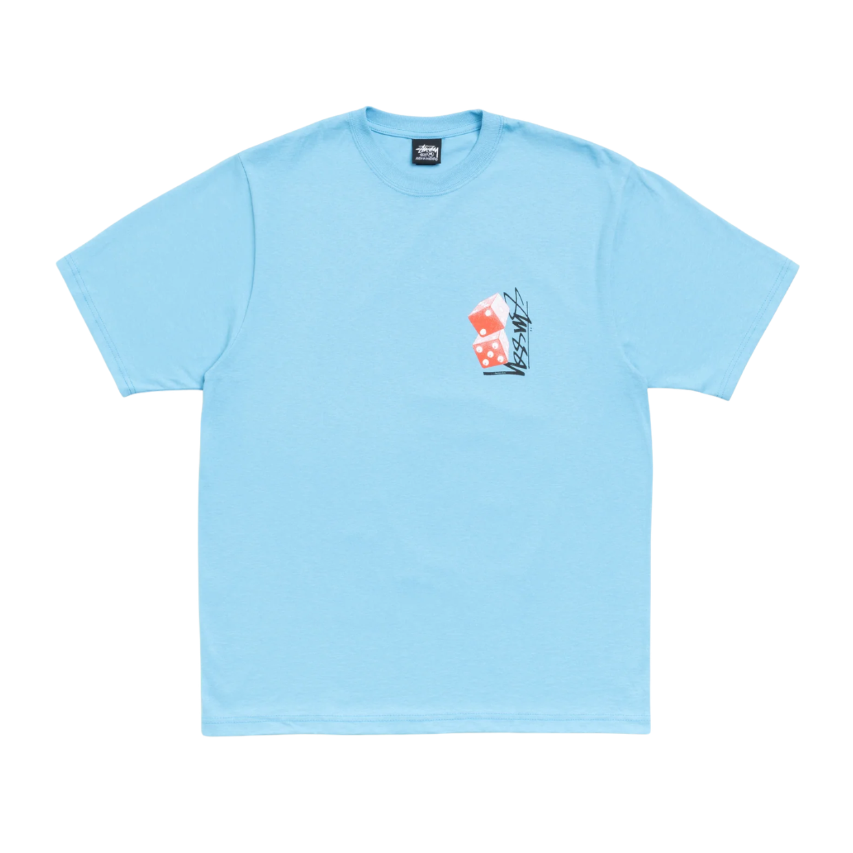 STUSSY TEE 'TALL DICE BLUE'