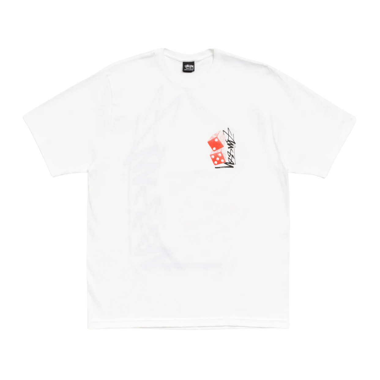 STUSSY TEE 'TALL DICE WHITE'