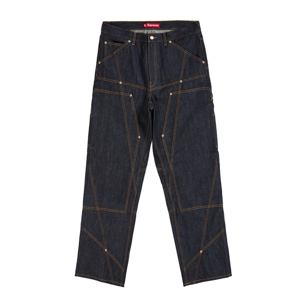 SUPREME PANT 'PANELED DOUBLE KNEE PAINTER INDIGO'