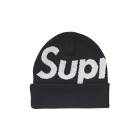 SUPREME BEANIE 'BIG LOGO BLACK'