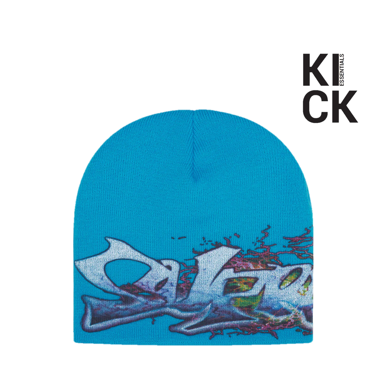 SUPREME BEANIE 'TAG BLUE (FW25)'