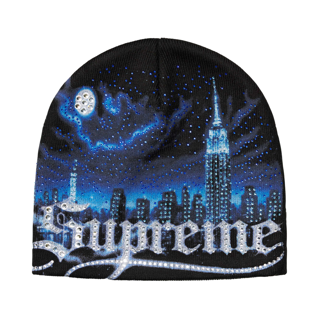 SUPREME BEANIE 'CITYSCAPE BLACK'