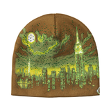SUPREME BEANIE 'CITYSCAPE BROWN'