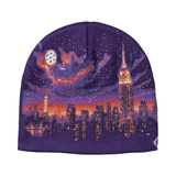 SUPREME BEANIE 'CITYSCAPE PURPLE'