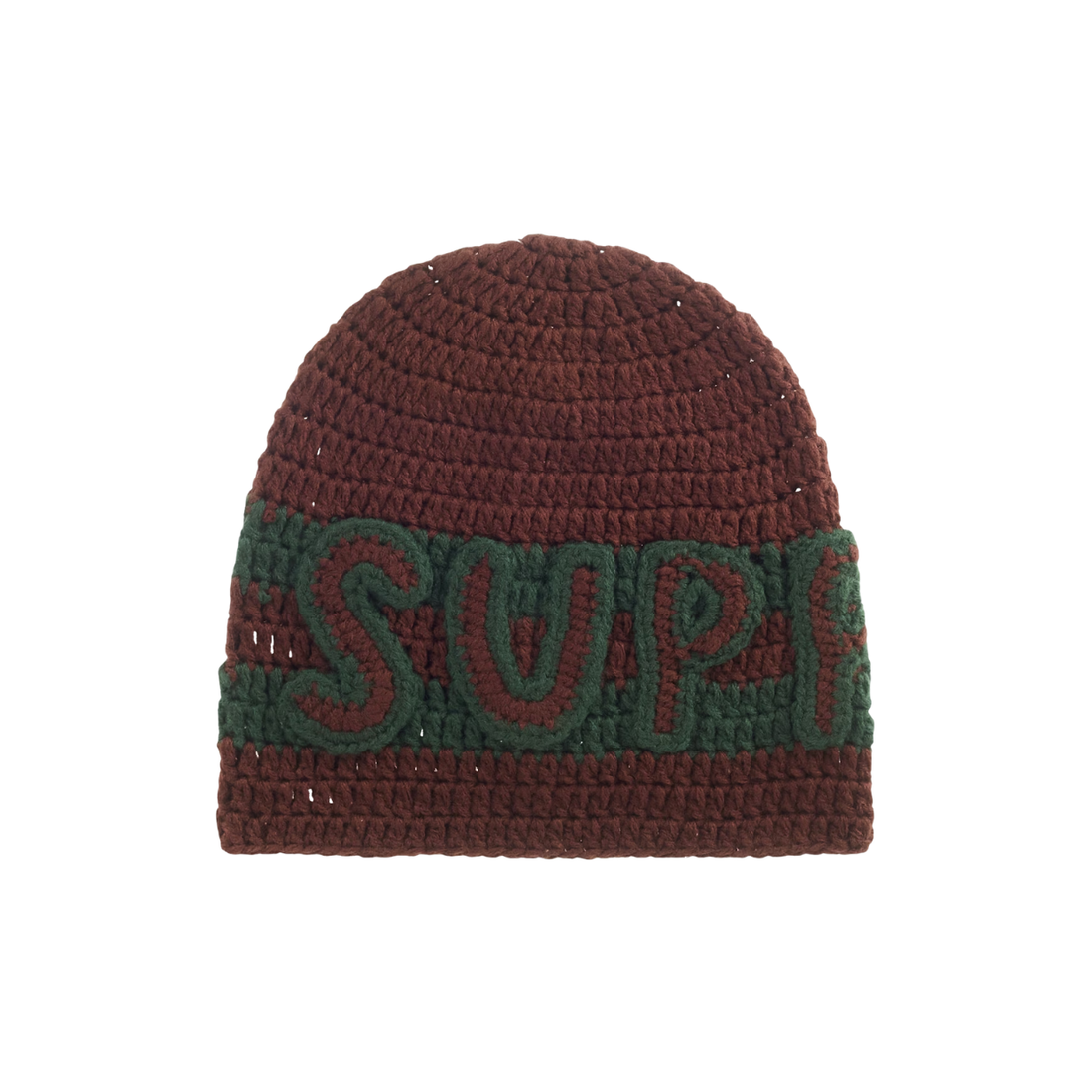 SUPREME BEANIE 'CROCHET BROWN'