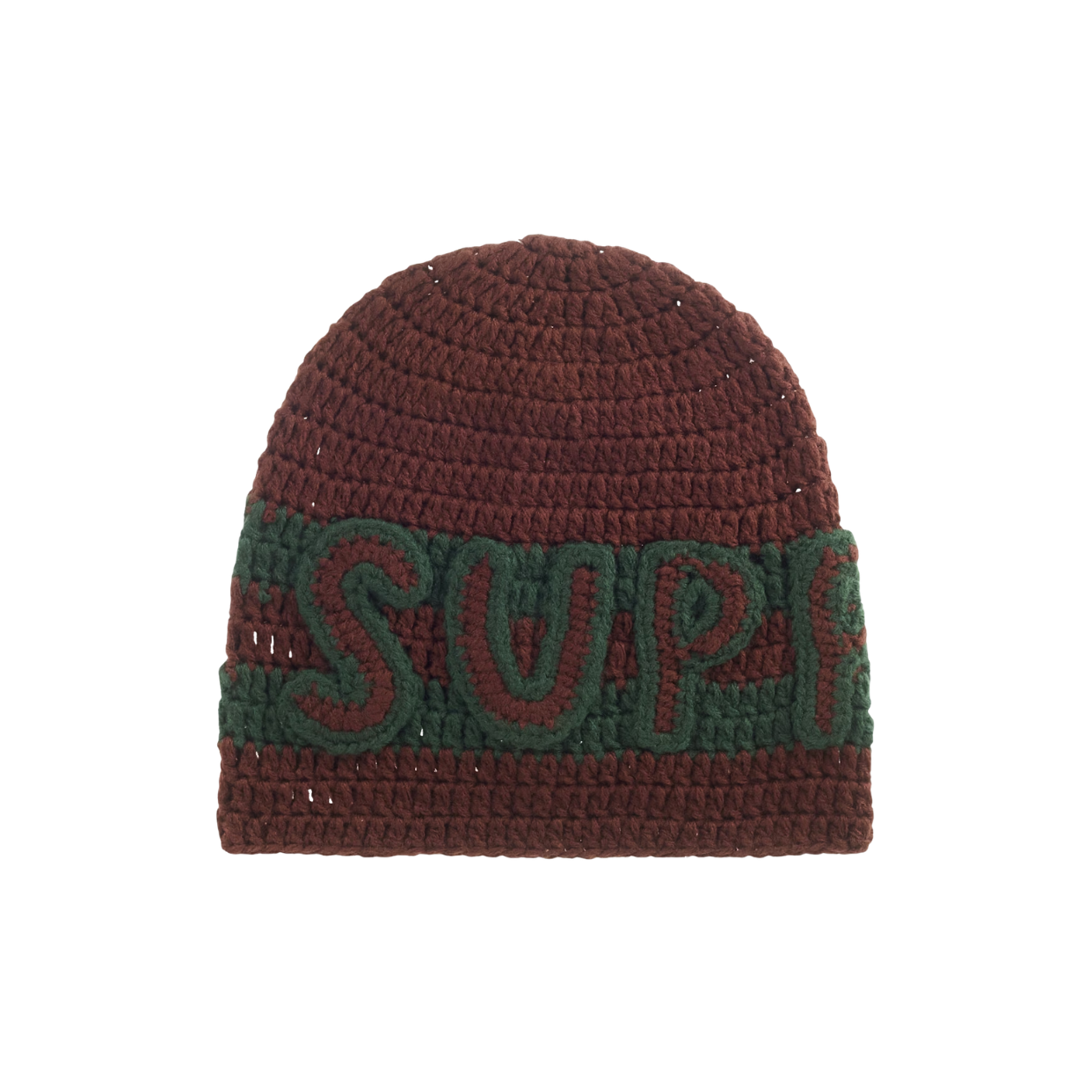 SUPREME BEANIE 'CROCHET BROWN'