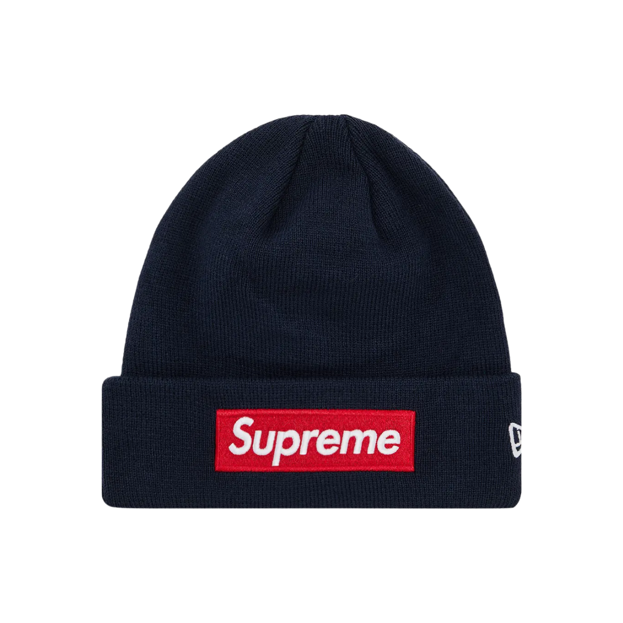 SUPREME BEANIE 'BOX LOGO FW25 NAVY'