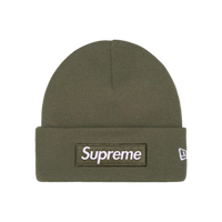 SUPREME BEANIE 'BOX LOGO FW25 OLIVE'