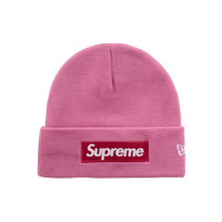SUPREME BEANIE 'BOX LOGO FW25 PINK'