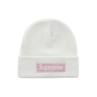 SUPREME BEANIE 'BOX LOGO FW25 WHITE'
