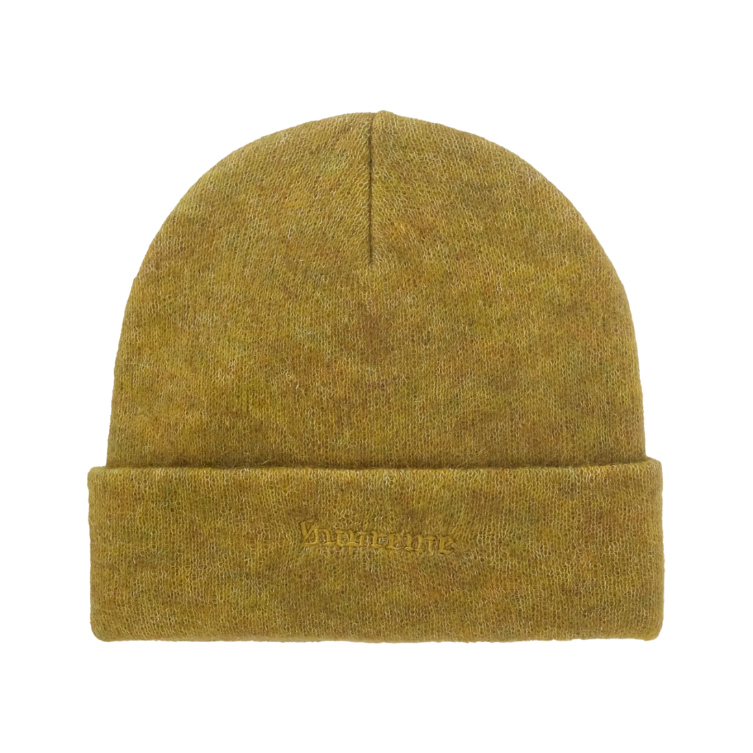 SUPREME BEANIE 'MOHAIR FW25 BROWN'