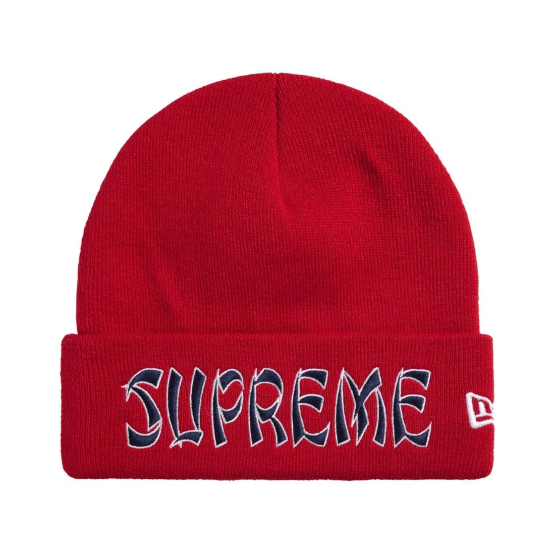 SUPREME BEANIE 'NEW ERA ACTION RED'