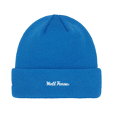 SUPREME BEANIE 'NEW ERA BOX LOGO BLUE'