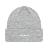 SUPREME BEANIE 'NEW ERA BOX LOGO HEATHER GREY'