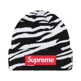SUPREME BEANIE 'NEW ERA BOX LOGO ZEBRA'