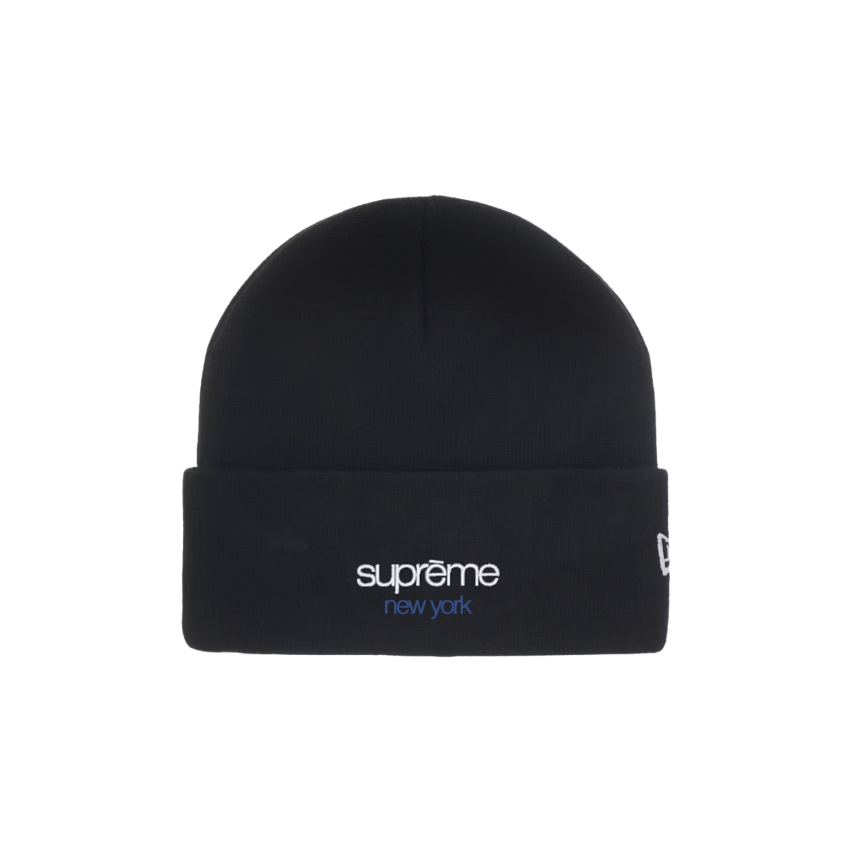 SUPREME BEANIE 'NEW ERA CLASSIC BLACK'