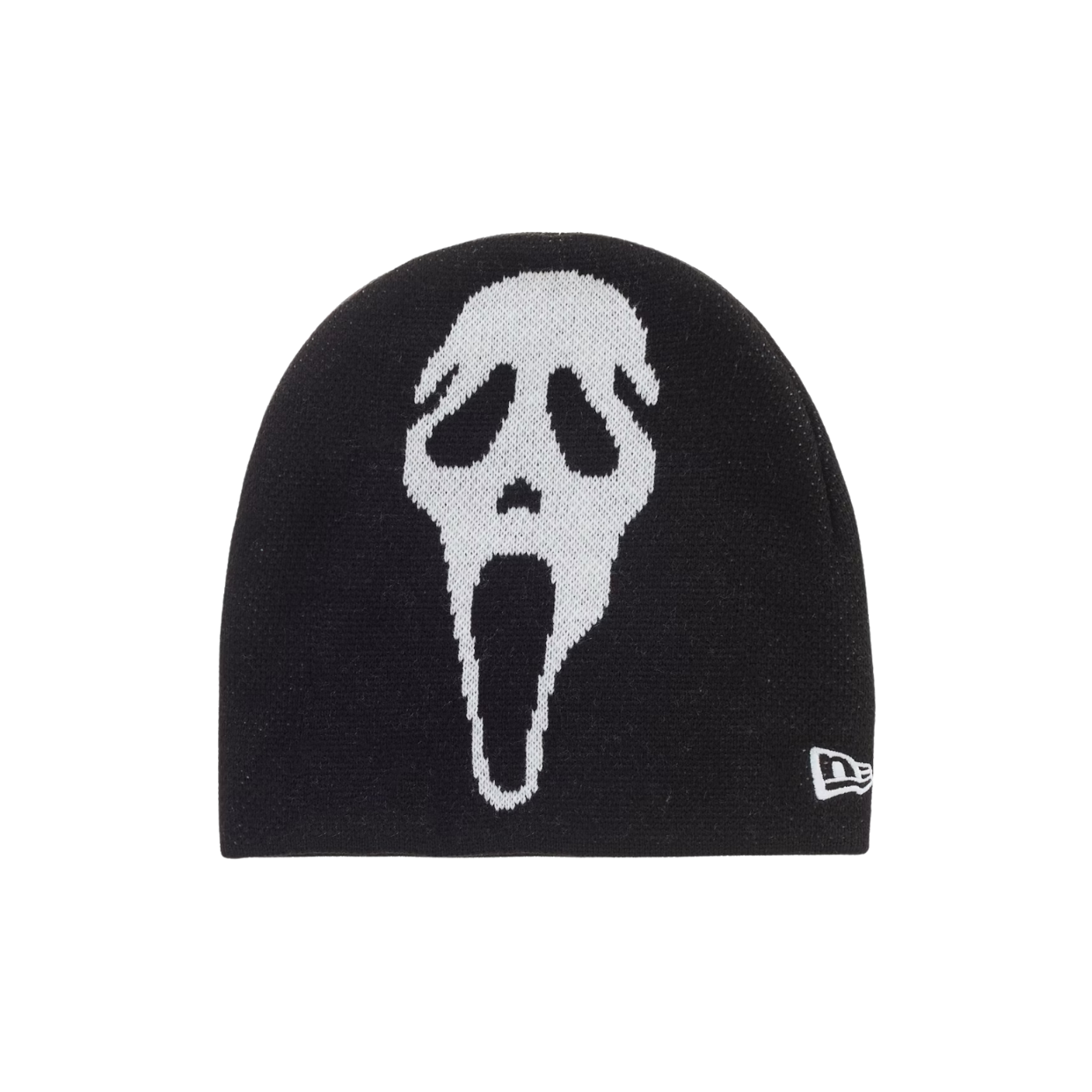 SUPREME BEANIE 'NEW ERA GHOST FACE BLACK'
