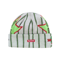 SUPREME BEANIE 'NEW ERA STARS WHITE'