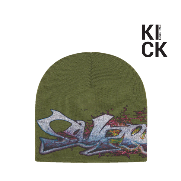 SUPREME BEANIE 'TAG OLIVE (FW25)' – Kick Essentials