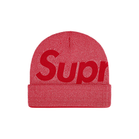 SUPREME BEANIE 'STUDDED KNOCKOUT RED'