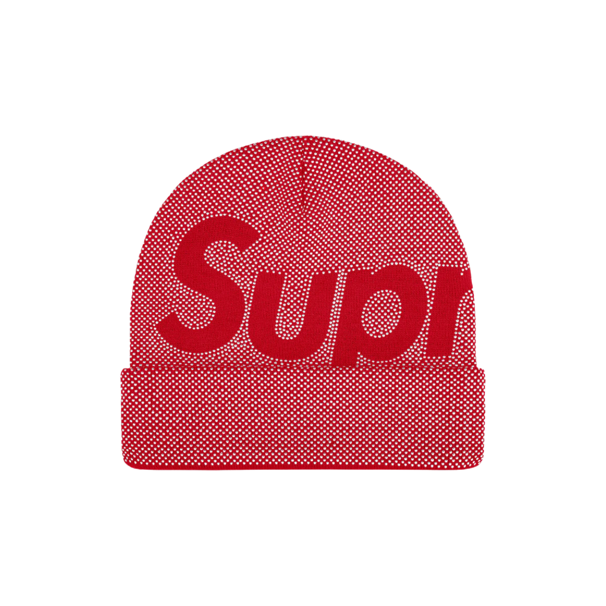 SUPREME BEANIE 'STUDDED KNOCKOUT RED'