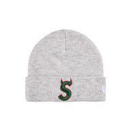 SUPREME BEANIE 'S LOGO GRAY'