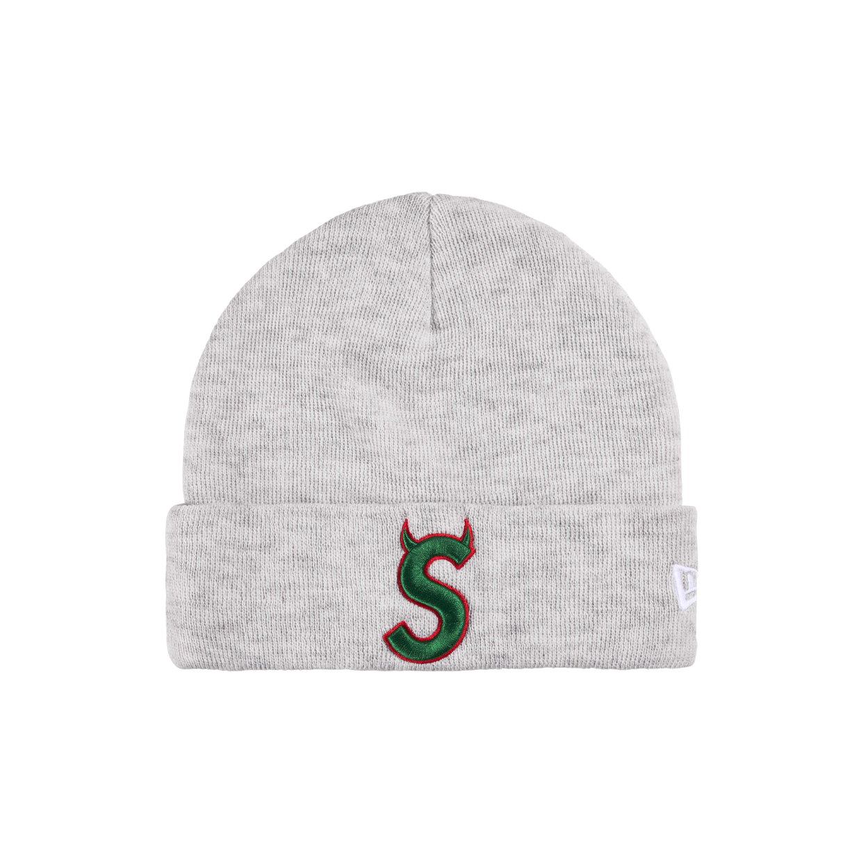 SUPREME BEANIE 'S LOGO GRAY'