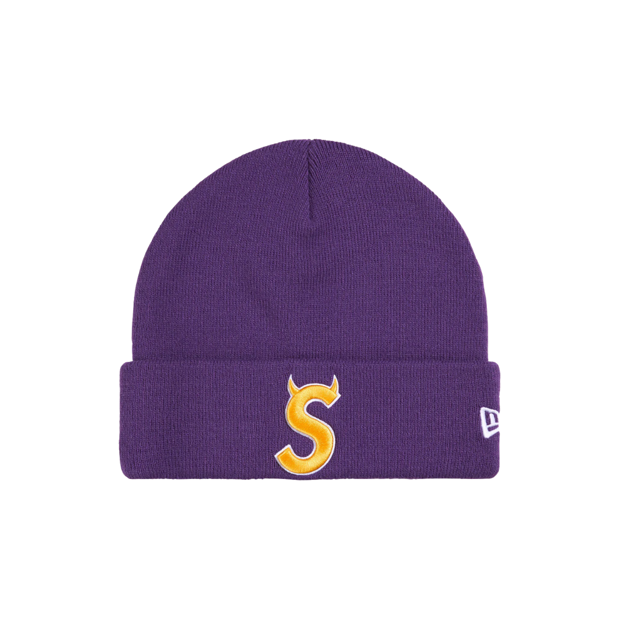 SUPREME BEANIE 'S LOGO PURPLE'