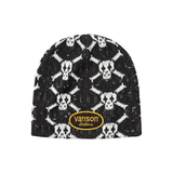 SUPREME BEANIE 'VANSON LEATHERS SKULL BLACK'