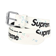 SUPREME BELT 'REPEAT LEATHER FLORAL'