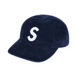 Supreme Cap 'Corduroy S Logo 6-Panel Navy'