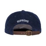 Supreme Cap 'Corduroy S Logo 6-Panel Navy'