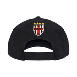 SUPREME CAP 'CROSS 6-PANEL BLACK'