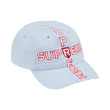 SUPREME CAP 'CROSS 6-PANEL LIGHT BLUE'
