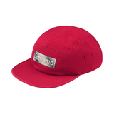 SUPREME CAP 'RHINESTONE LABEL CAMP RED'