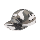 SUPREME CAP 'RHINESTONE LABEL CAMP SNOW CAMO'