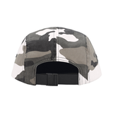 SUPREME CAP 'RHINESTONE LABEL CAMP SNOW CAMO'
