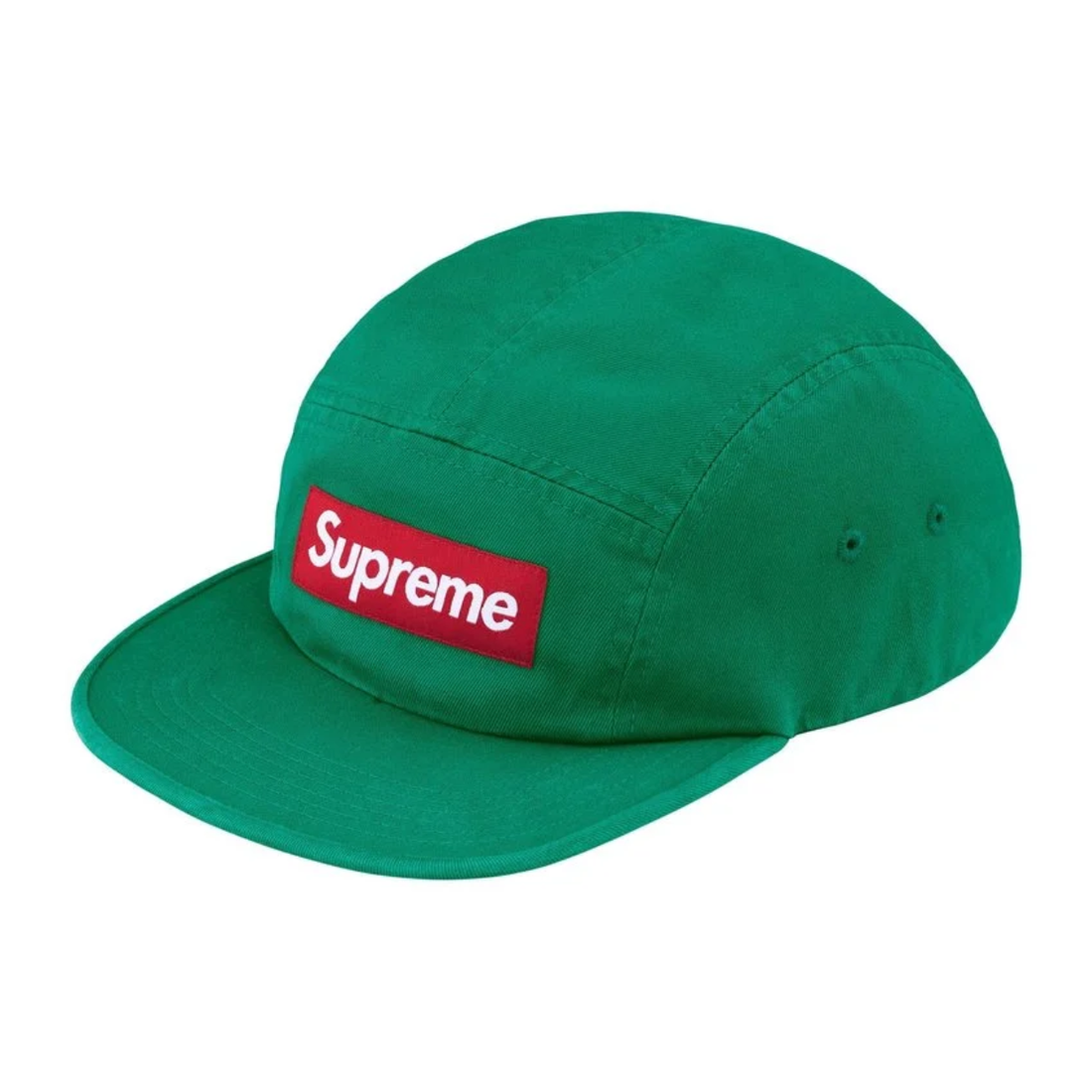 SUPREME CAP 'WASHED CHINO TWILL CAMP GREEN'