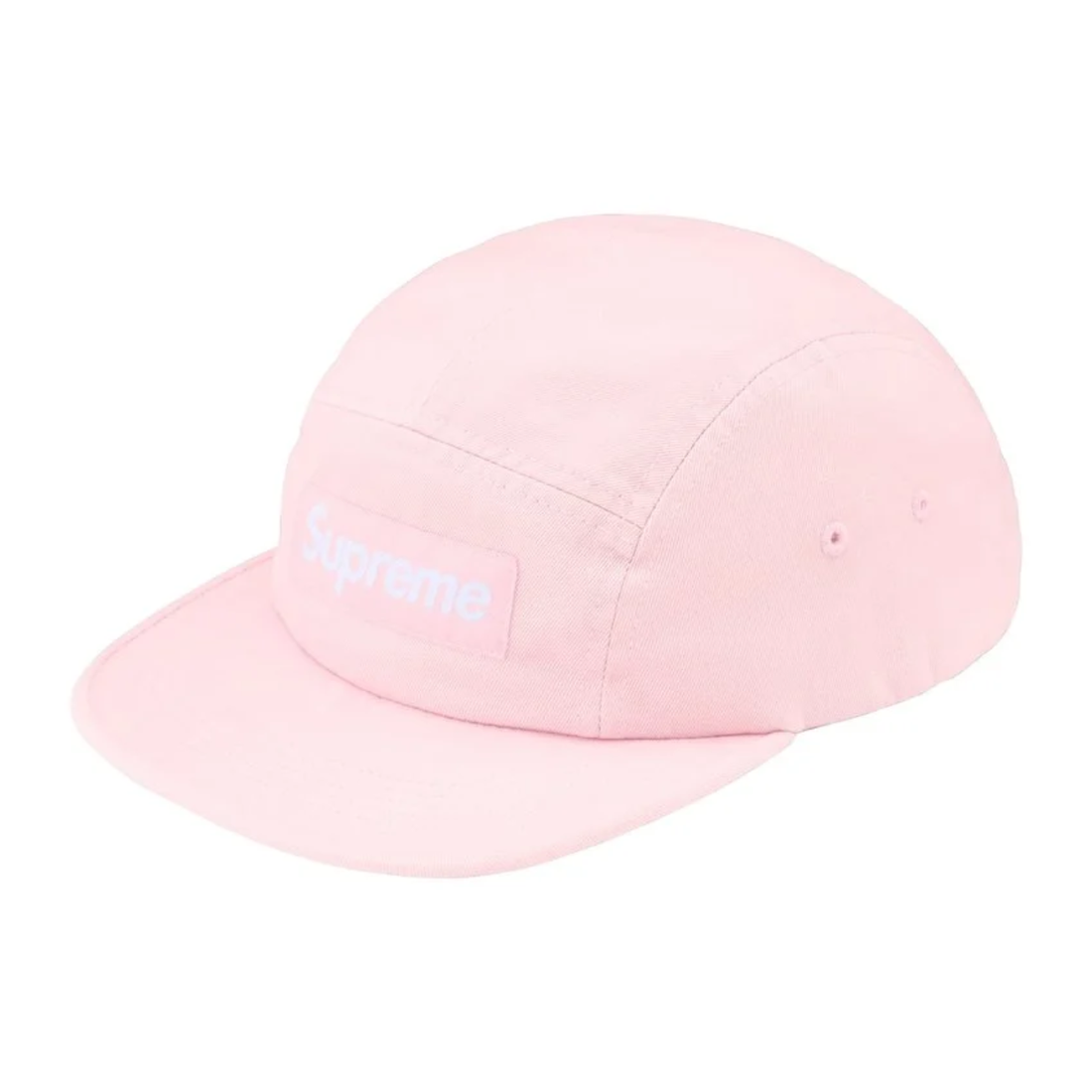 SUPREME CAP 'WASHED CHINO TWILL CAMP PINK'