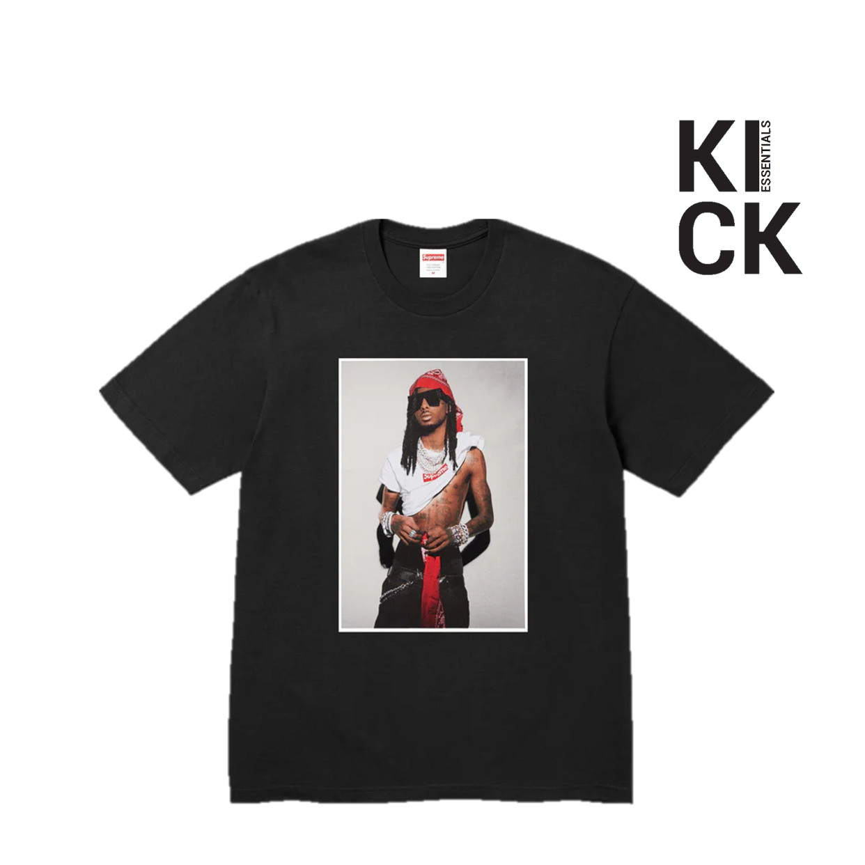 SUPREME TEE 'CARTI BLACK'