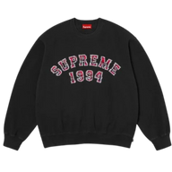 SUPREME CREWNECK 'PLAID BLACK'
