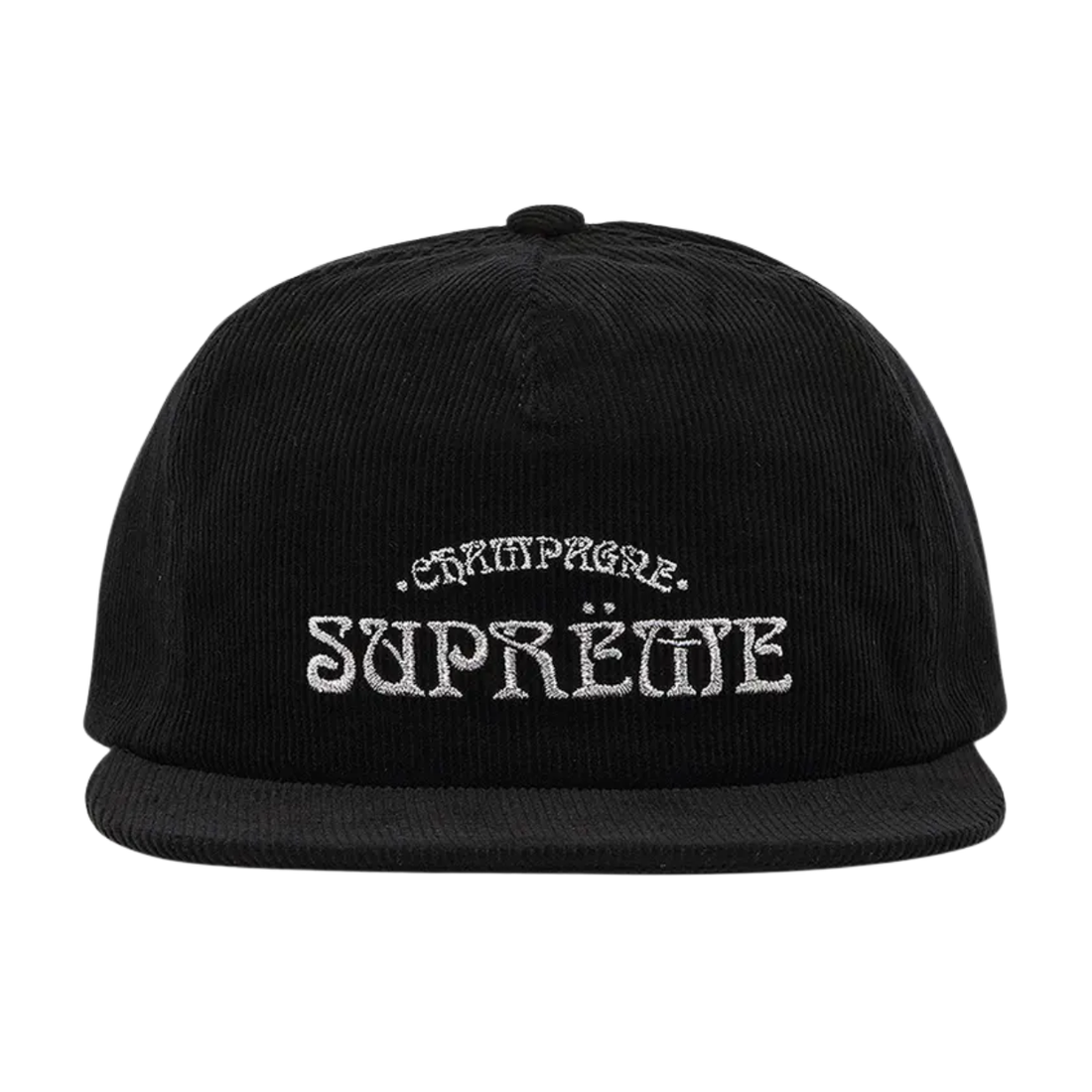 SUPREME HAT 'CHAMPAGNE CORDUROY BLACK'