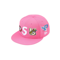 SUPREME HAT 'FITTED NEW ERA MASCOTS S LOGO PINK'