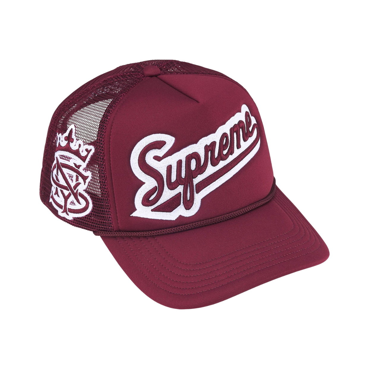 SUPREME HAT 'UNIVERSITY MESH MAROON'