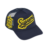 SUPREME HAT 'UNIVERSITY MESH NAVY'
