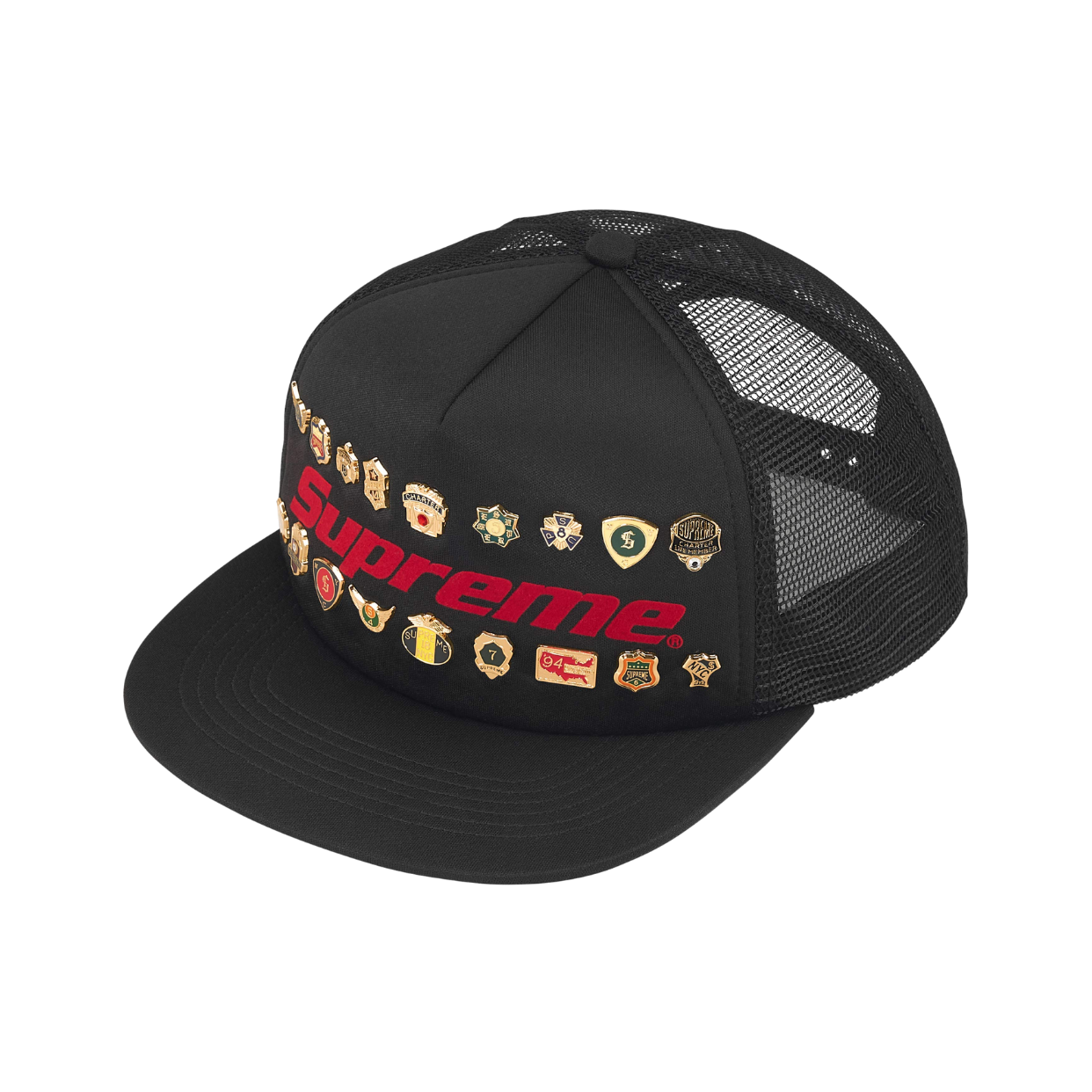 SUPREME HAT 'PINS MESH BLACK'