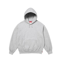 SUPREME HOODIE 'APPLIQUE GREY'
