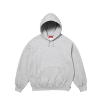 SUPREME HOODIE 'APPLIQUE GREY'