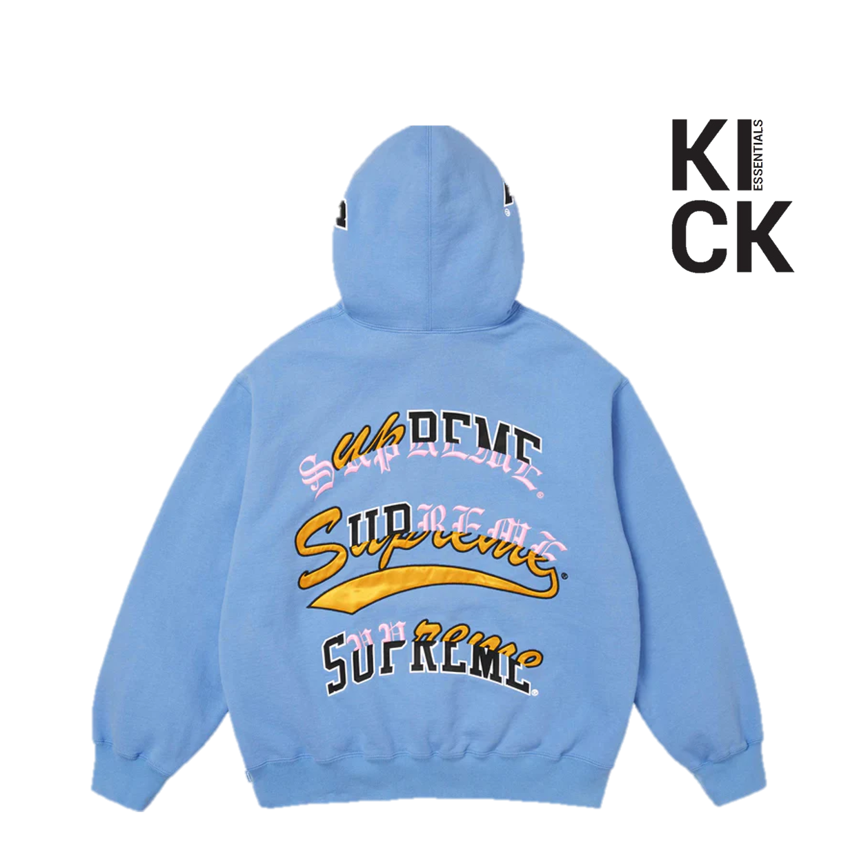 SUPREME HOODIE 'BLUE MULTI LOGO (FW25)