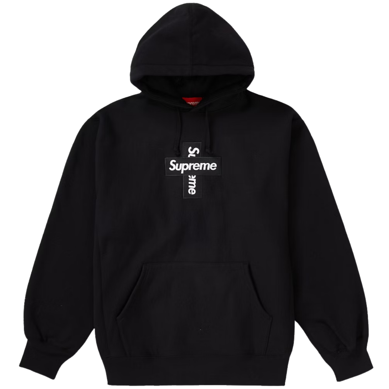 SUPREME HOODIE 'CROSS LOGO BLACK'